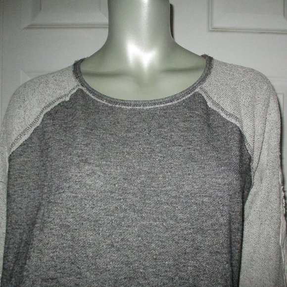 ALTAR'D STATE Gray Long Sleeve Sweater/Crochet Details - Picture 2 of 6